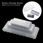 Battery Storage Box Case Holder for AA AAA 18650 Batteries 4–10 Slots Organizer