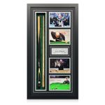 Luca Brecel Signed Snooker Cue. Framed