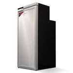 Alpicool 90L Silver Tall 12v Campervan Fridge Freezer like Thetford T2090