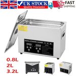 0.8L-3.2L Digital Ultrasonic Cleaner Ultra Sonic Bath Cleaning Tank Timer Heater