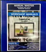 Takeuchi,TB125,135,145 Workshop Manual Fully Printed,Free Postage
