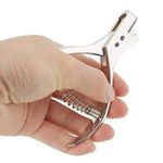 Pattern Notcher,Jadeshay Paper Notcher Hole Puncher Tailor Sewing Silver