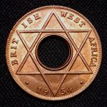 British West Africa 1954 1/10 Penny Bronze (KM#32) bUNC