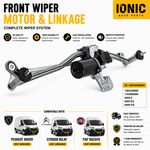 Peugeot Boxer / Citroen Relay / Fiat Ducato Front Wiper Motor & Linkage 2007-On