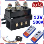 12V/ 500A HD Contactor Winch Control Solenoid Twin Wireless Remote Suit Recovery