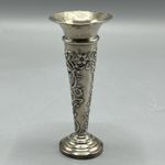 Antique Sterling Silver Posy Spill Vase Edwardian Hallmarked 1904 English Small