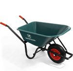 100L Heavy Duty Garden Wheelbarrow - 250kg Large Capacity Durable Wheel barrow