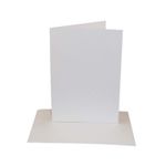 50 Pack - 5x7 White Card Blanks & Envelopes - 300gsm - Inkjet & Laser Printable