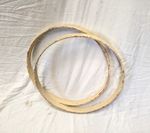 Pair Vintage 20" Wooden Bass Drum Hoops - Pre-International Size (19.5")