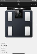 GE CS10H 8-Electrode Body Pod Scale Smart Body Composition Scales New Boxed