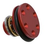 Rocket Airsoft Gearbox Bearing Piston Head Red Alloy Vented O-Ring
