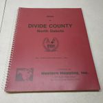 Atlas of Divide County North Dakota Vintage 1991 Western Mapping Book NODAK
