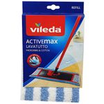 Vileda Active Max Mop Head Refill Microfibre Cotton for Wooden Floors 143052