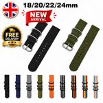 Watch Strap Band Nylon Nato Military Army Diver G10 16 18 20 22 24 MoD MM