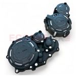SUZUKI DRZ400 ACERBIS X-POWER CLUTCH & IGNITION COVERS BLACK 2000-2023