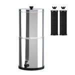 Gravity Water Filter System Water Filtration Bucket for Home Outdoor Camping Hik