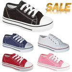 BOYS TRAINERS  SHOES KIDS SNEAKERS GIRLS CASUAL PUMPS BOOTS LACE UP PLIMSOLLS