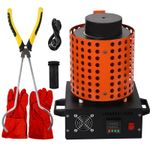 Electric Melting Furnace 3KG 1750W Metal Gold Silver Copper Metal Smelter 1150℃