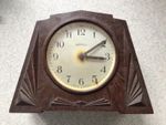 antique brown   clock