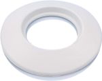 FLUE SEALING COLLAR 100mm Ø WHITE RUBBER WALL PLATE - FREE DELIVERY