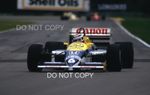 NELSON PIQUET WILLIAMS FW11 HONDA 1986 BRITISH GP 35MM SLIDE FOTO PHOTOGRAPH ICI