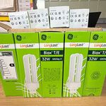 GE LongLast Biax T/E 32W GX24q-3 4-Pin CFL 4000K Cool White Frosted