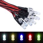 Flashing LED 3mm 5mm 10mm Pre Wired Ultra Bright 12V 