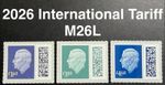 GB 2026 KCIII New International Tariff Stamp Set M26L S/A MNH issue date 26/3/26