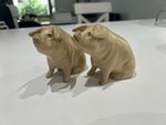 Vintage Porcelain Pottery decorative Pigs Stuart  Bass figurines