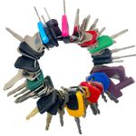 50PCS Master Plant Set Excavator Digger Dumper Keys CAT Case JD Gehl JCB Hyster