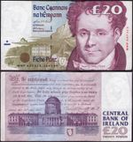 Central Bank of Ireland. 20 Punt 16-2-99 (BYB; E161) MWP 607323 Crisp F-VF.