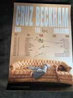 Cruz Beckham And The Breakers The For Your Love Tour Official Signed Poster