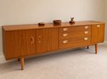 Vintage Schreiber Mid Century Long John Teak Sideboard - Danish / Scandi Style 