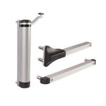 PPC Coated Silver Locinox Lion Gate Closer - Silver