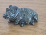 Hippopotamus Hippo Signed African Stone Figure Figurine Soapstone