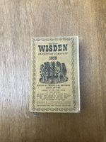 1939 Wisden Almanac Original Limp Linen First Impression Estate Of David English