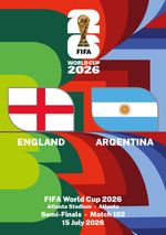 Program England - Argentina World Cup 2026 Football Team