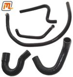 Ford Escort MK1 coolant pants kit OHV 1.6L MEXICO silicone black 5-piece set