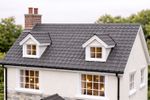1:12 Scale Dolls House Miniature – Grey Slate Roof Tiles/Roofing Sheets x2