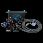 for Nissan SKYLINE R33 GTS-T 19 Row Oil Cooler Thermo Relocation Kit, 93/05->...