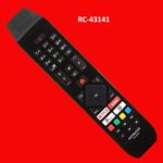Genuine Hitachi RC43141 Remote Control For Smart LED TV's Netflix YouTube Fplay