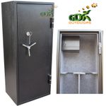 GDK 26 GUN CABINET, KEY LOCKING FIREPROOF VAULT,GUN SAFE,SHOTGUN,RIFLE, AMMO