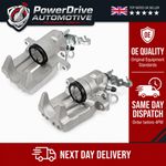 Pair Rear Brake Caliper For Audi A3 8P1 8PA 8P7 Seat Altea 5P1 VW Golf MK 5 MK6