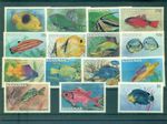 Bahamas - Sc# 604-18. 1986 Tropical Fish. MNH $44.85.