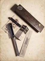 Antique 1920s White's Electric Comb Boxed Complete Quack Medical Curiosity