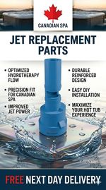 Canadian Spa Hot Tub Small Jet 2.25in - Hurricane Diffuser Only - FREE DELIVERY