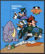 Tanzania 1994 : Disney / Mickey / Safari - Good Very Fine MNH Sheet