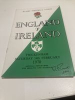 England Rugby Union Programmes