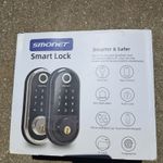 SMONET Fingerprint Smart Lock Keyless Entry Door Lock Electronic Keypad Deadbolt