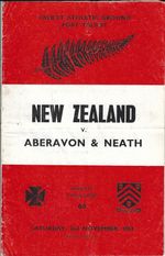Aberavon & Neath v New Zealand 2 Nov 1963 RUGBY PROGRAMME